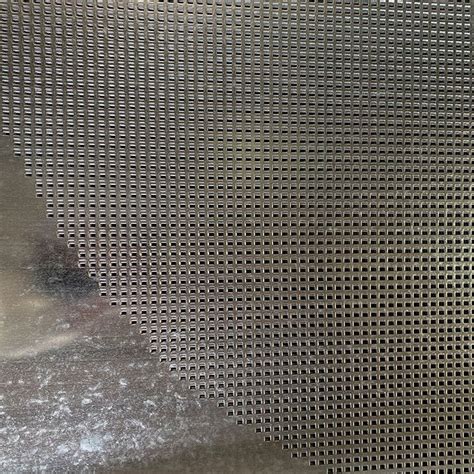 metal sheet with square holes|20 gauge perforated sheet metal.